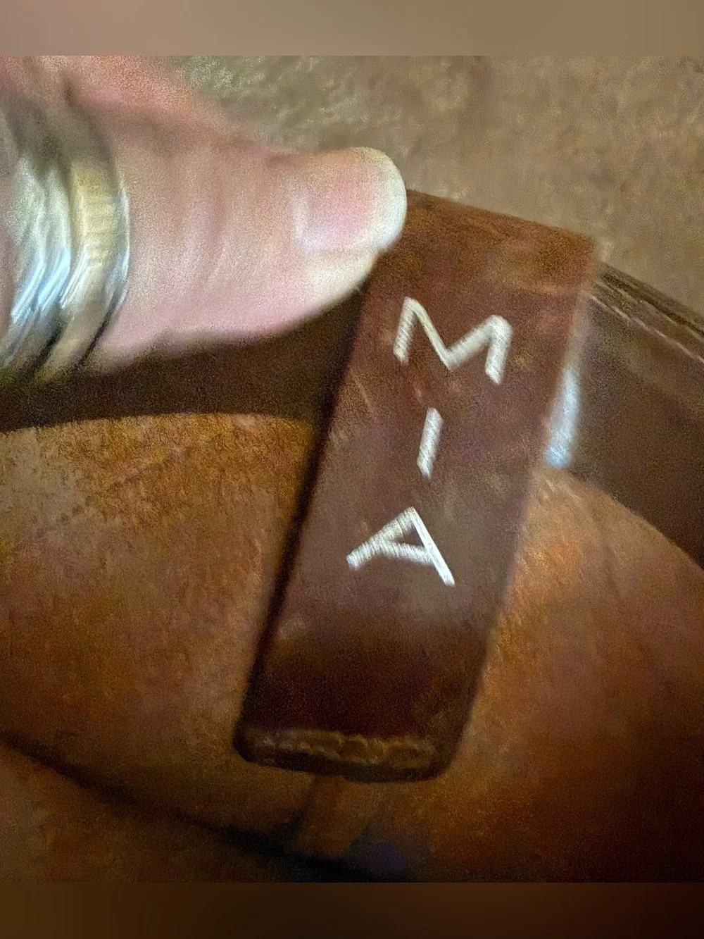 MIA Brown Leather Western Cowboy Boots - Picture 3 of 8
